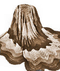Round Lacey Afghan Knitting Pattern