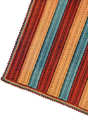 Cable Strips Afghan Knitting Pattern