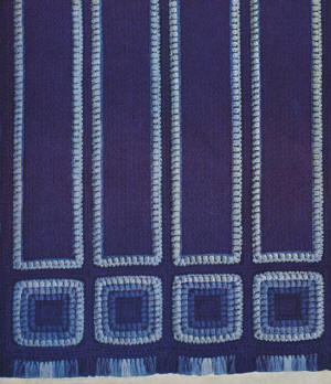 Bordered Afghan Crochet Pattern