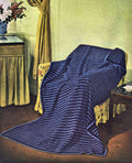Afghan in Horizontal Stripes Crochet Pattern