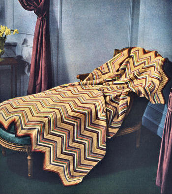 Zig Zag Afghan Crochet Pattern