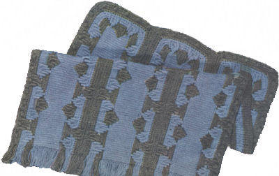 Raised Design Afghan Crochet Pattern