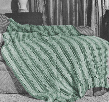 Hairpin Lace Afghan Crochet Pattern
