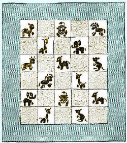 Baby Animals Appliques or Embroidery Quilt Transfer Pattern