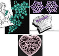 Clothing Appliques Lot 3 Tatting Patterns