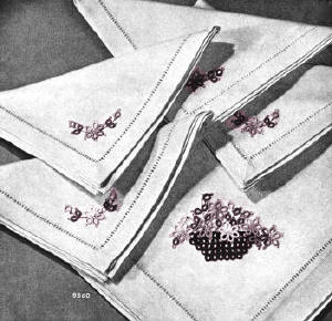 Flower Basket Applique Tatting Pattern