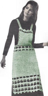 Shamrock Apron Crochet Pattern