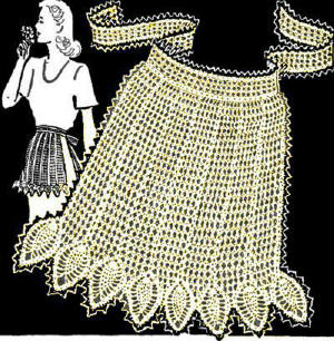 Pineapple Apron Crochet Pattern