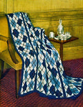 Argyle Plaid Afghan Knitting Pattern