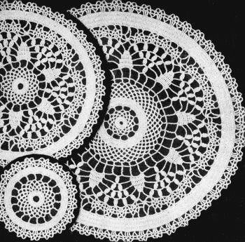 Armenian Lace Doily Table Setting Crochet Pattern