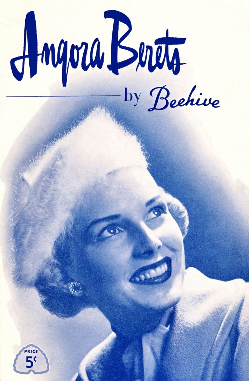 Angora Berets Vintage Knitting Patterns Book