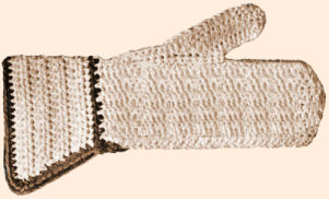 Barbecue Oven Mitts Crochet Pattern