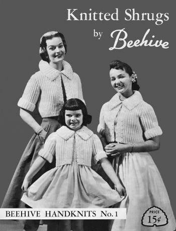 Women & Girls Shrug Bolero Knitting Pattern