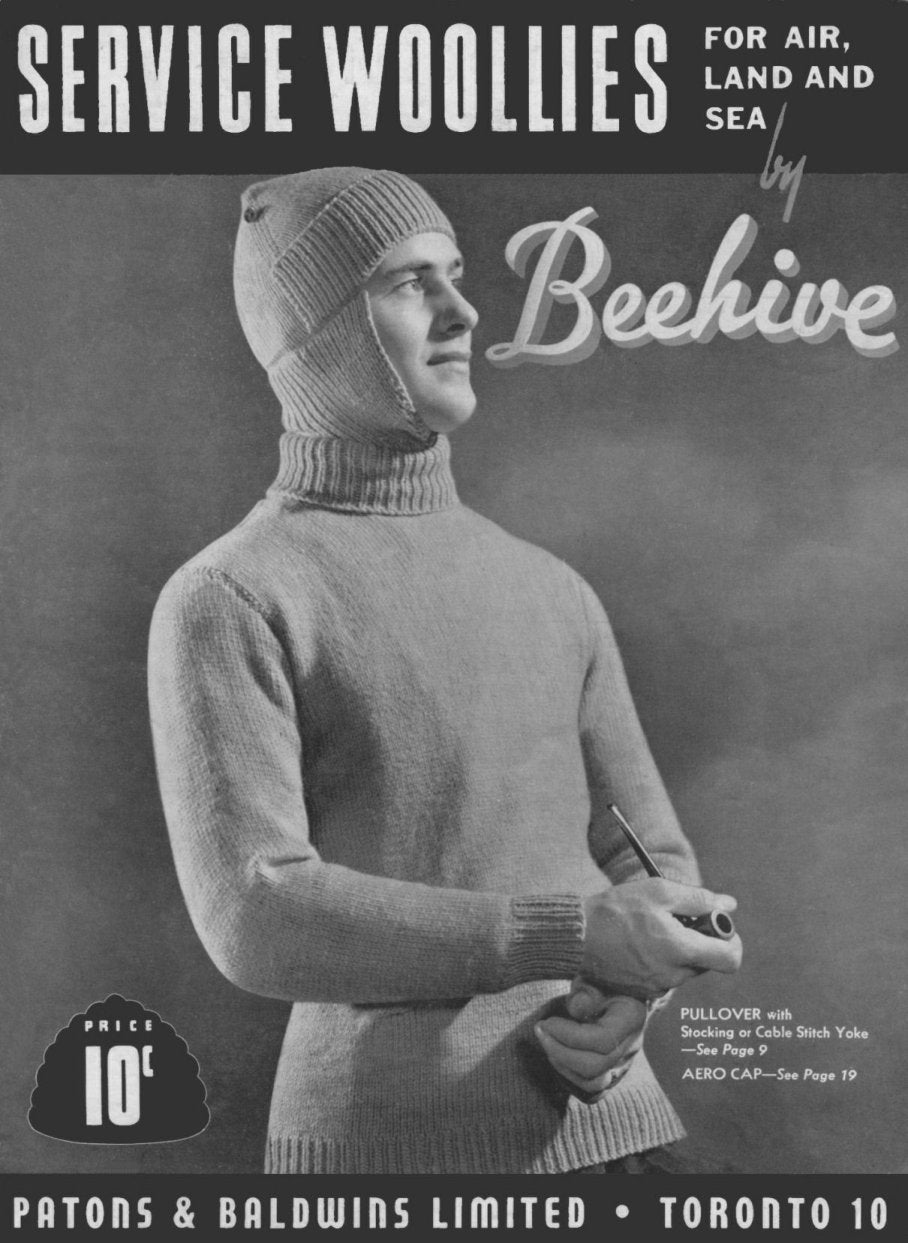 Service Woollies Men Vintage Knitting Patterns Book