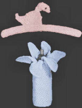 Bottle Warmer & Duck Coat Hanger Baby Crochet Pattern