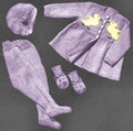 Baby Outfit with Ducks Embroidery Knitting Pattern 10 mos