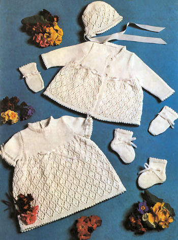 Baby Girls Outfit Knitting Pattern