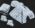 Shell Stitch Baby Outfit Crochet Pattern