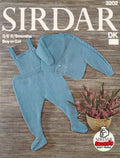 Baby Cardigan Sweater & Leggings Knitting Pattern 3-9 mos