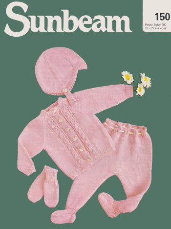 Baby Sweater, Leggings, Helmet & Mittens Knitting Pattern Sz 12M-3 yrs