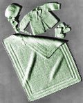 Star Stitch 4-Piece Baby Infant Outfit & Blanket Crochet Pattern