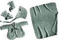 4-Piece Baby Infant Outfit & Blanket Crochet Pattern