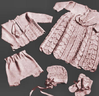 5-Piece Baby Outfit Knitting Pattern