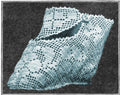 Baby Shoes Antique Filet Crochet Pattern