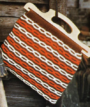 Striped Tote Bag Knitting Pattern