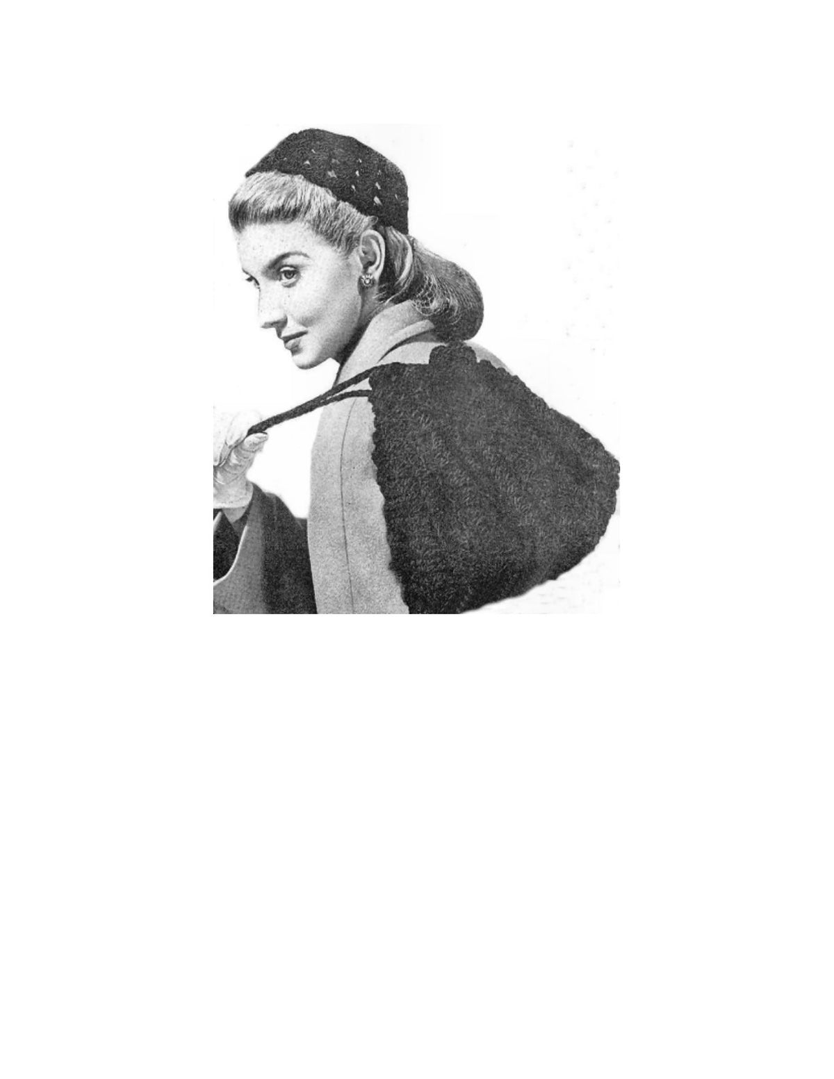 Drawstring Bag & Hat Crochet Pattern