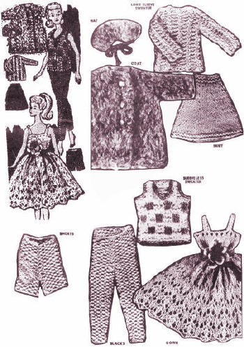 Fashion Doll Clothes Barbie Knitting Patterns