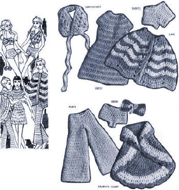 Fashion Doll Clothes Barbie Crochet Patterns