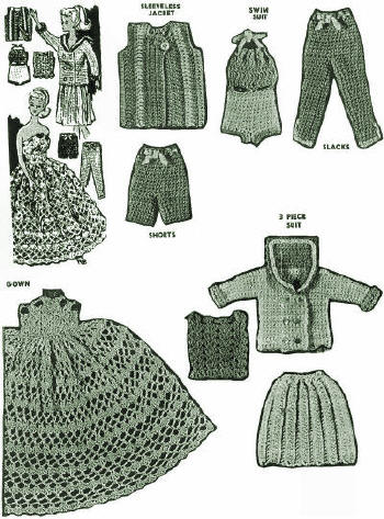 Fashion Doll Clothes Barbie Crochet Patterns