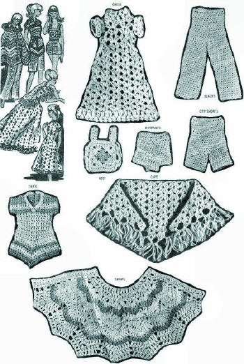 Fashion Doll Clothes Barbie Crochet Patterns