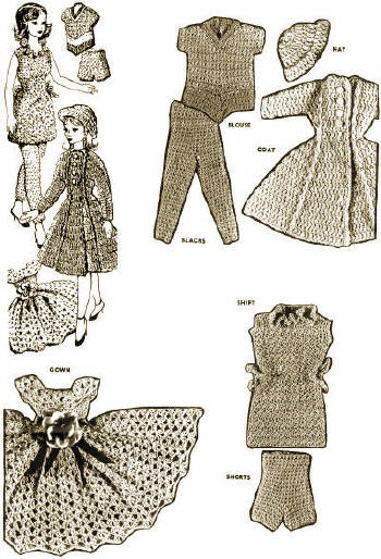 Fashion Doll Clothes Barbie Crochet Patterns