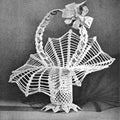 Party Decorative Basket Antique Crochet Pattern