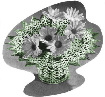 Shell Stitch Decorative Basket Crochet Pattern