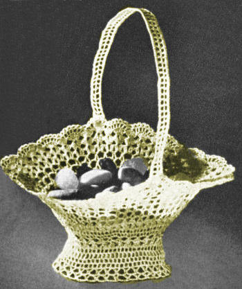 Jimcrack Decorative Basket Crochet Pattern