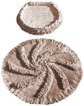 Loop Patterned Bathroom Set Crochet Pattern