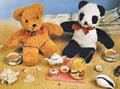 Teddy Bear or Panda Stuffed Toys Sewing Pattern