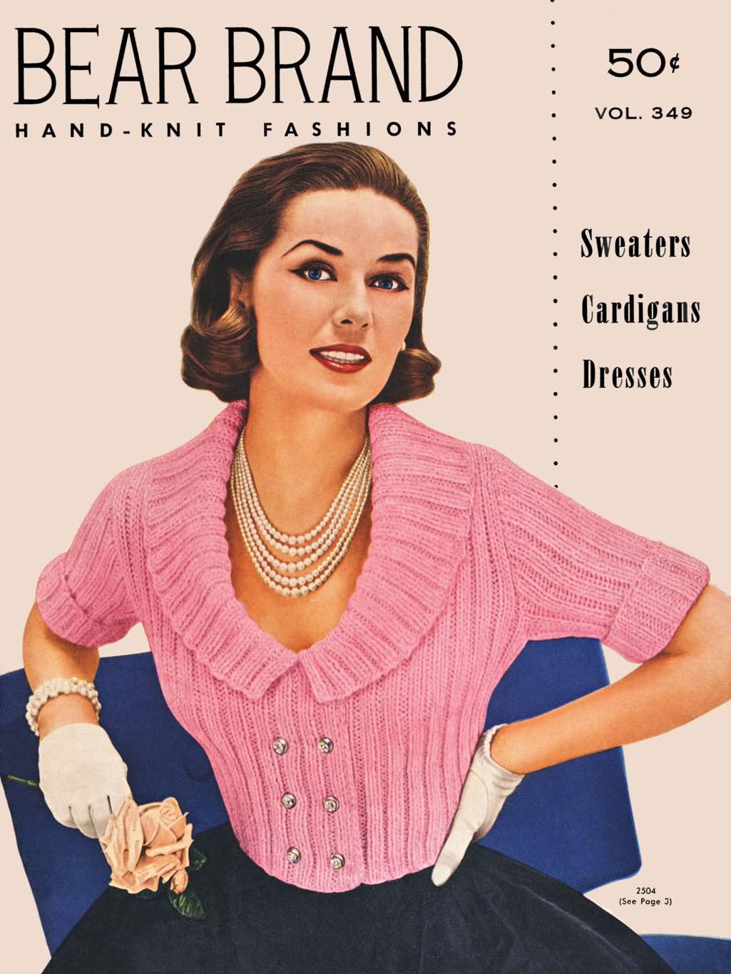 Hand Knit Fashions Vintage Knitting Patterns Book