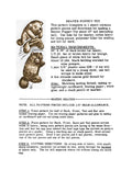Beaver Hand Puppet Sewing Pattern