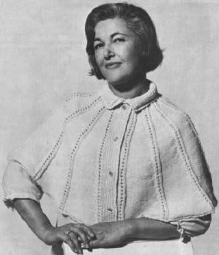 Bed Cape Knitting Pattern 34-40