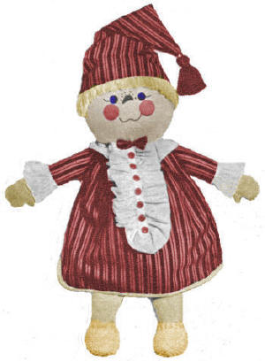 Bed Doll Pajama Bag Sewing Pattern