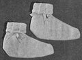 Cuffed Bed Socks Knitting Pattern