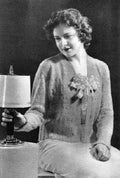 Seed Stitch Bed Jacket Sweater Knitting Pattern Bust 36