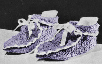 Quick and Easy Bed Socks Slippers Crochet Pattern