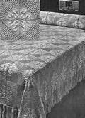 Sunflower Motif Bedspread Knitting Pattern