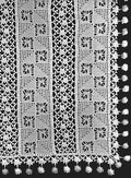 Greek Key & Irish Mesh Bedspread Crochet Pattern