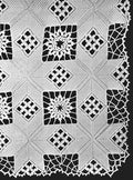 Star Design Motif Bedspread Crochet Pattern